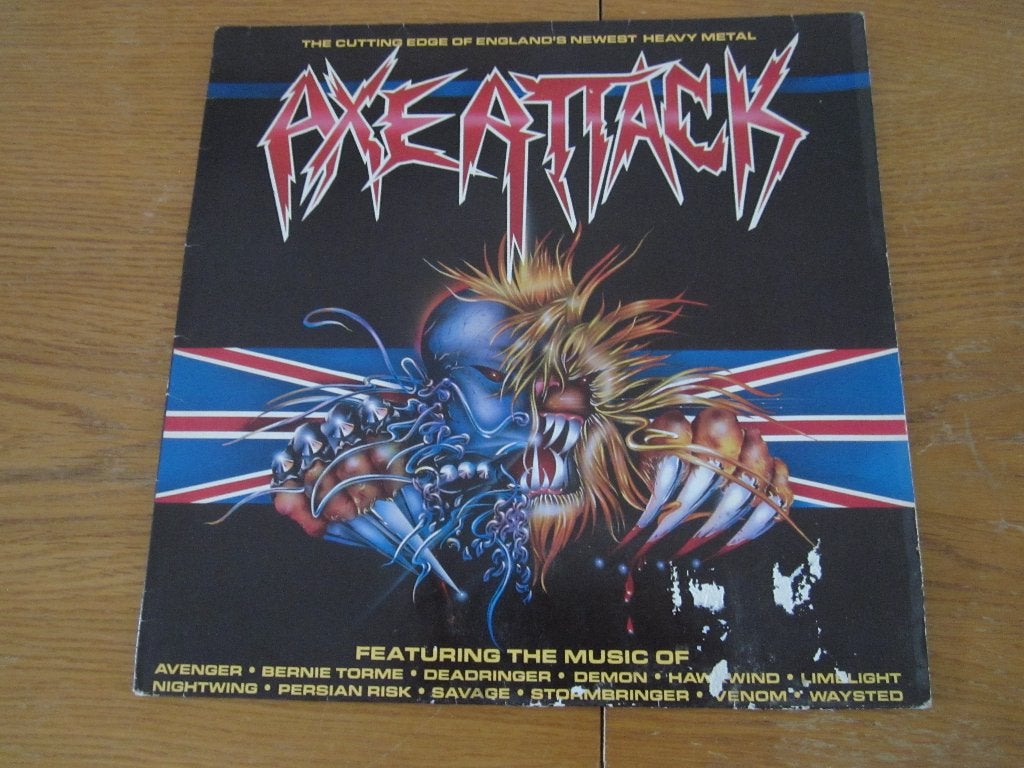 Axe Attack 1986 JCI 7102 Nederland LP, LP, Gebruikt, Hardrock, Ophalen of Verzenden