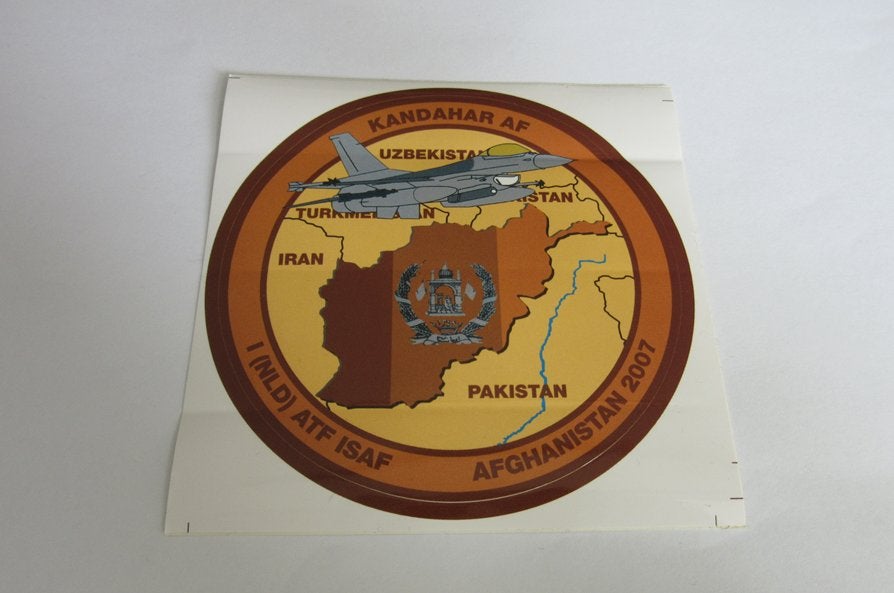 Kandahar AF sticker I(NLD) ISAF Afghanistan 2007, Verzenden, Luchtmacht, Nederland, Overige typen
