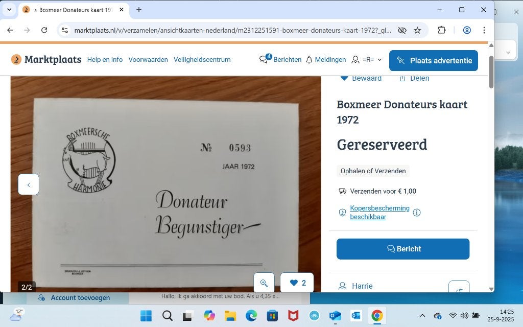 Efteling - Jaarboekje -2, Verzamelen, Efteling, Ophalen of Verzenden, Gebruikt, Overige typen