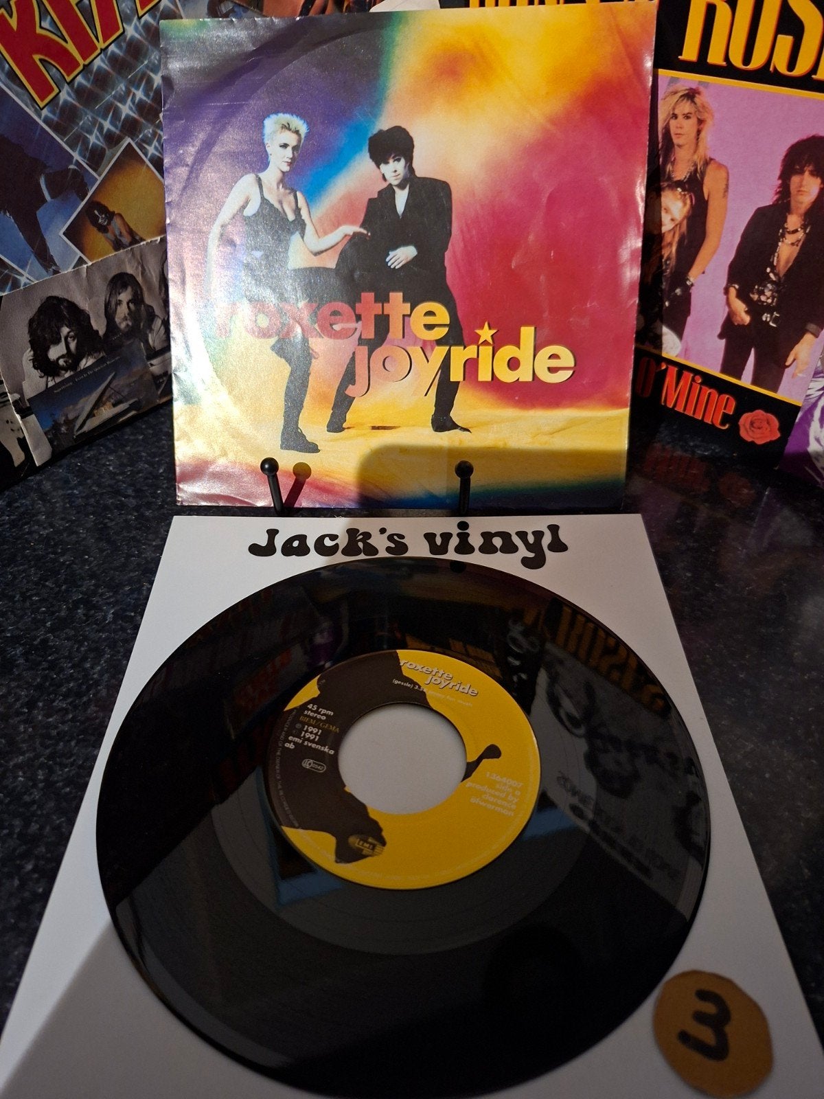 Roxette - Joyride 7 inch vinyl single (1991) 3, Gebruikt, 7 inch, Ophalen of Verzenden, Fotohoes