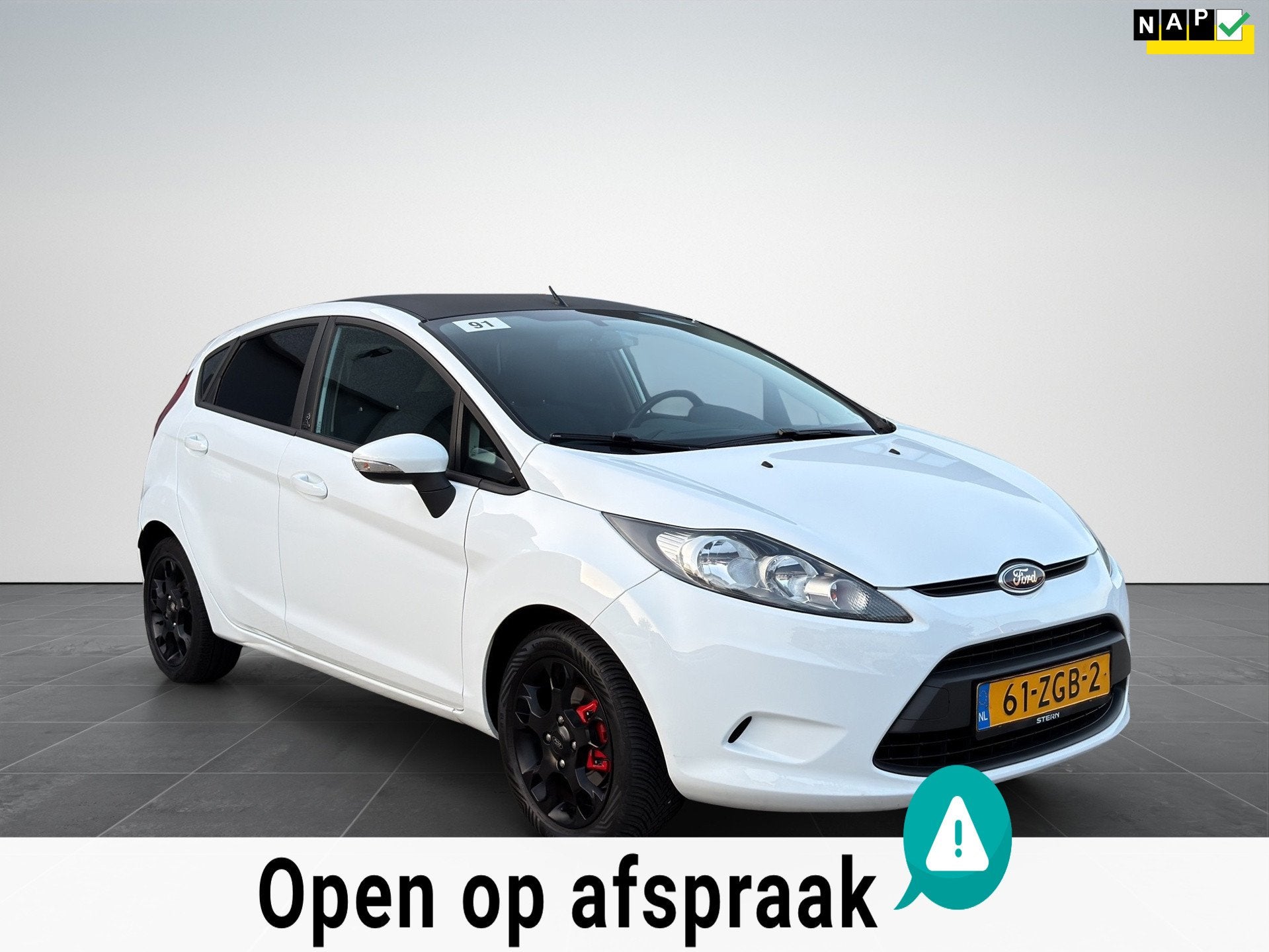Ford Fiesta 1.25 Champion Airco|5Drs|Parkeersensoren|NAP, Auto's, Ford, Voorwielaandrijving, Euro 5, 4 cilinders, 60 pk