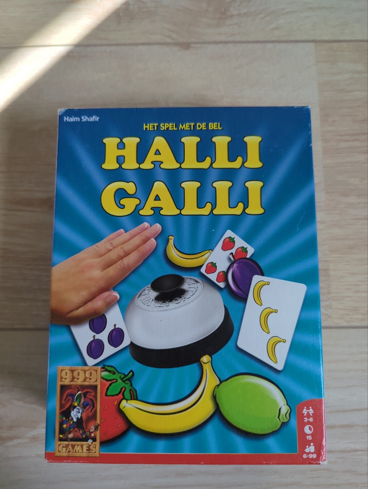 Halli Galli - Het spel met de bel (spelregels missen), Een of twee spelers, Ophalen of Verzenden, Gebruikt, 999 Games