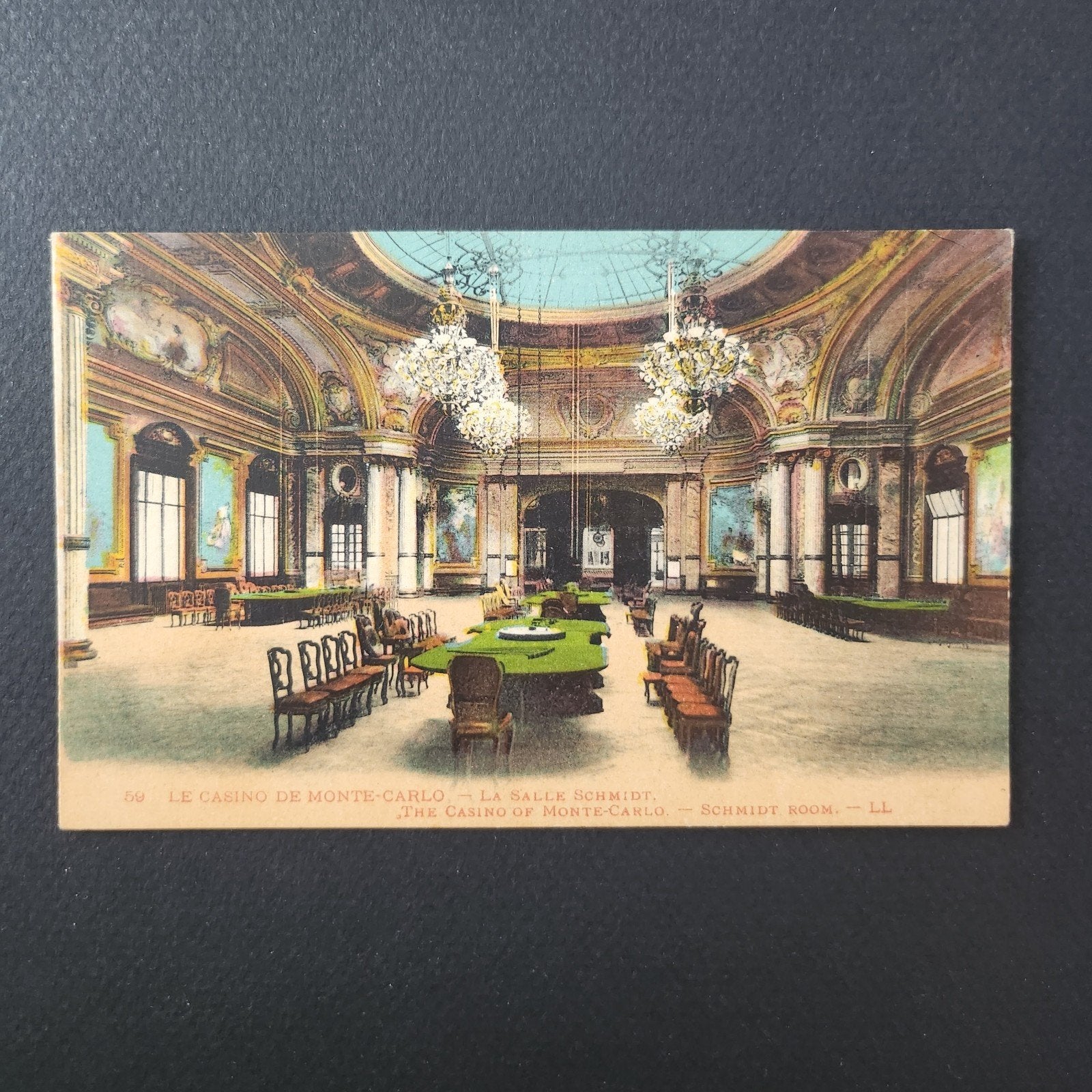 <1920 Ansichtkaart: Casino de Monte-Carlo, La Salle Schmidt, Verzenden, Voor 1920, Ongelopen, Overig Europa
