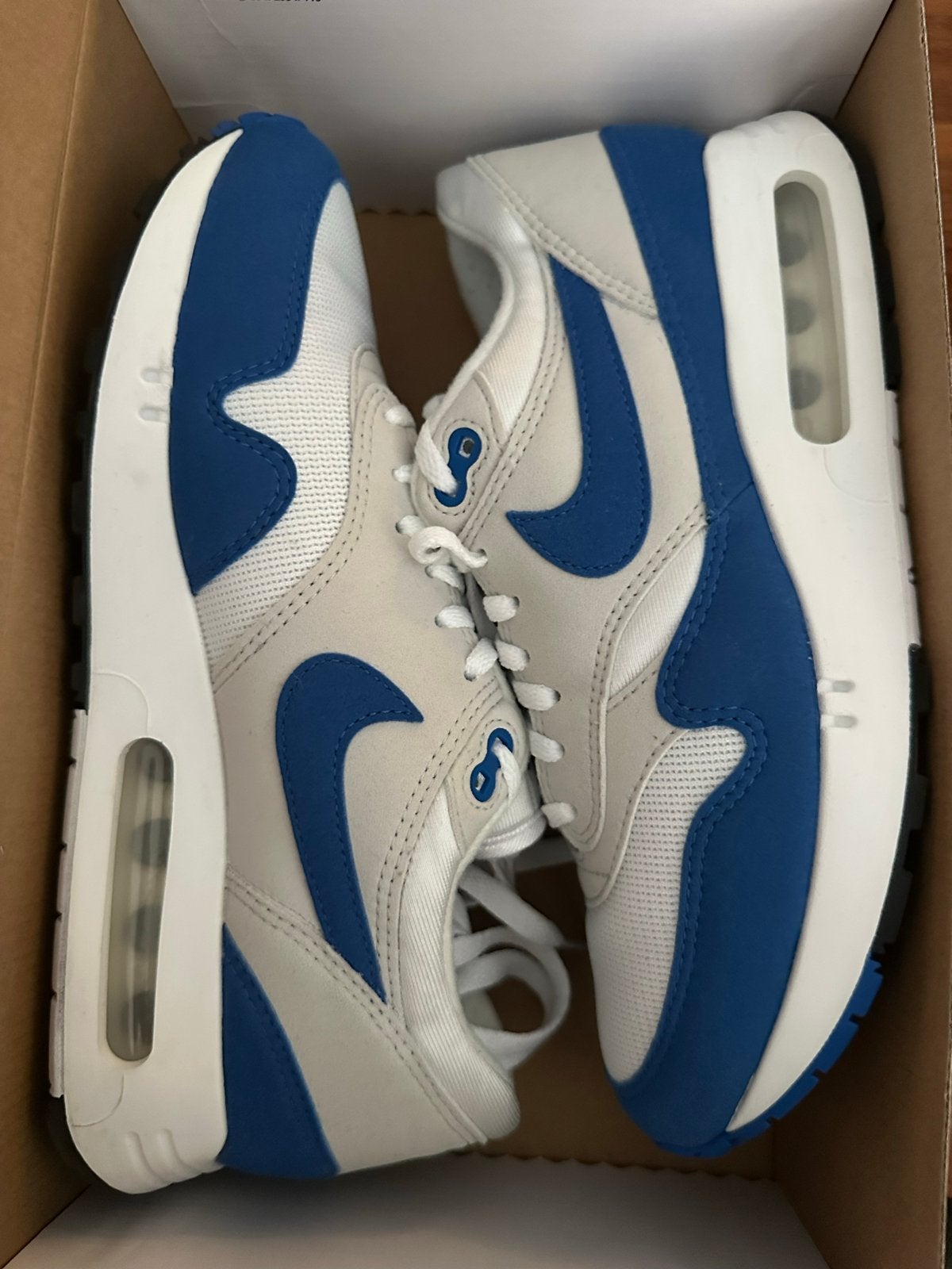 Nike Air Max 1 '86 Big Bubble Royal Size 42,5, Blauw, Ophalen of Verzenden, Sneakers of Gympen, Zo goed als nieuw