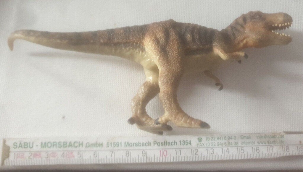 T-rex, dierfiguur Arbaton, 17 cm, Verzamelen, Dierenverzamelingen, Ophalen of Verzenden, Gebruikt, Overige soorten, Beeldje of Figuurtje