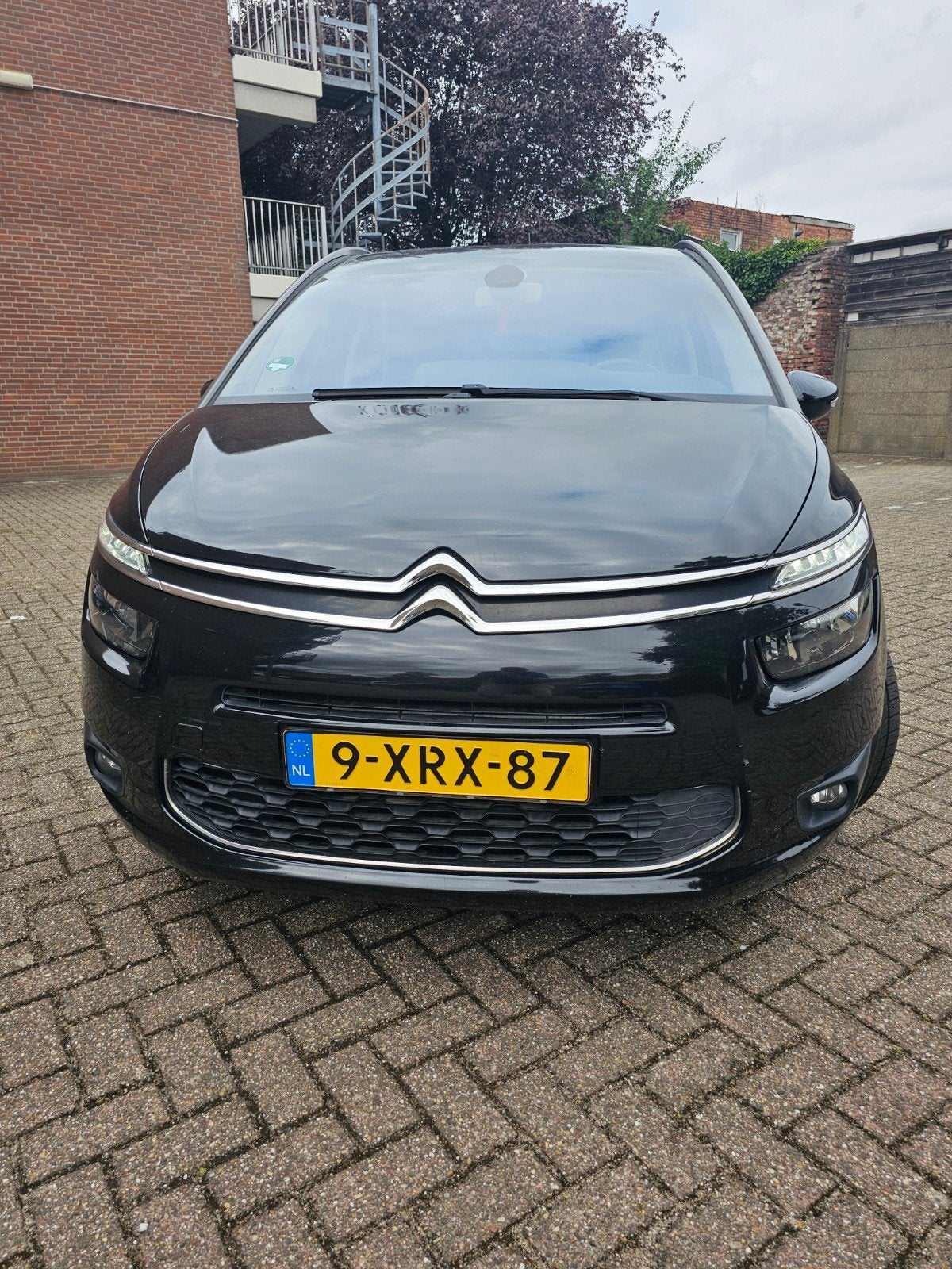 Citroën C4 (Grand) Picasso 1.6 THP 2014 Zwart.7p, Voorwielaandrijving, 1288 kg, 7 stoelen, Origineel Nederlands