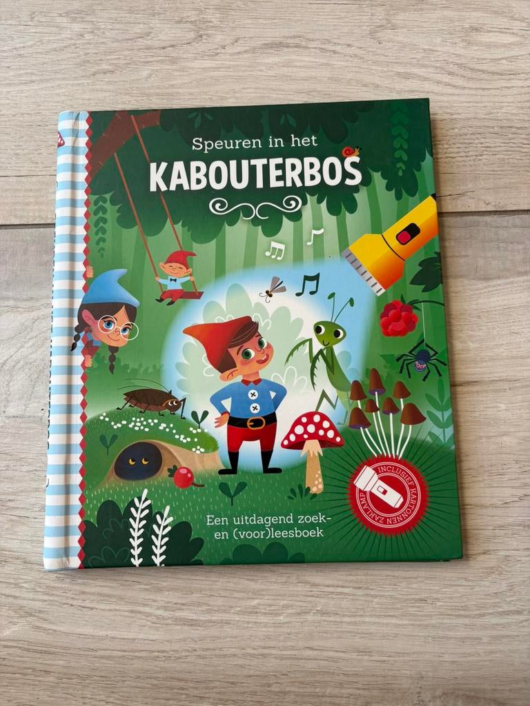 Speuren in het kabouterbos.  Zaklamp boek, Ophalen of Verzenden, Gelezen, Fictie algemeen