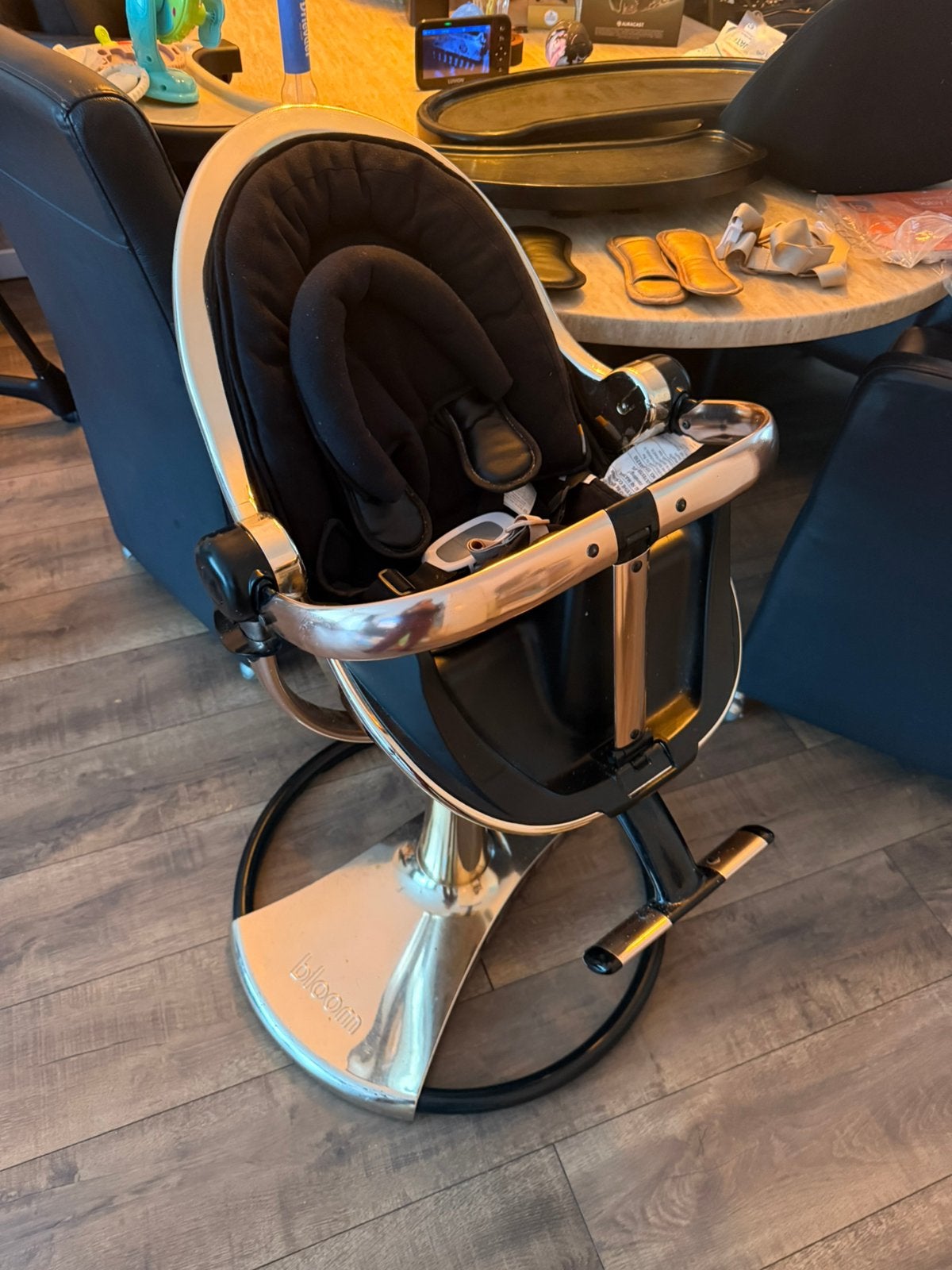 Kinderstoel bloom fresco incl baby inzet, Ophalen, Gebruikt, Meegroeistoel, Afneembaar eetblad
