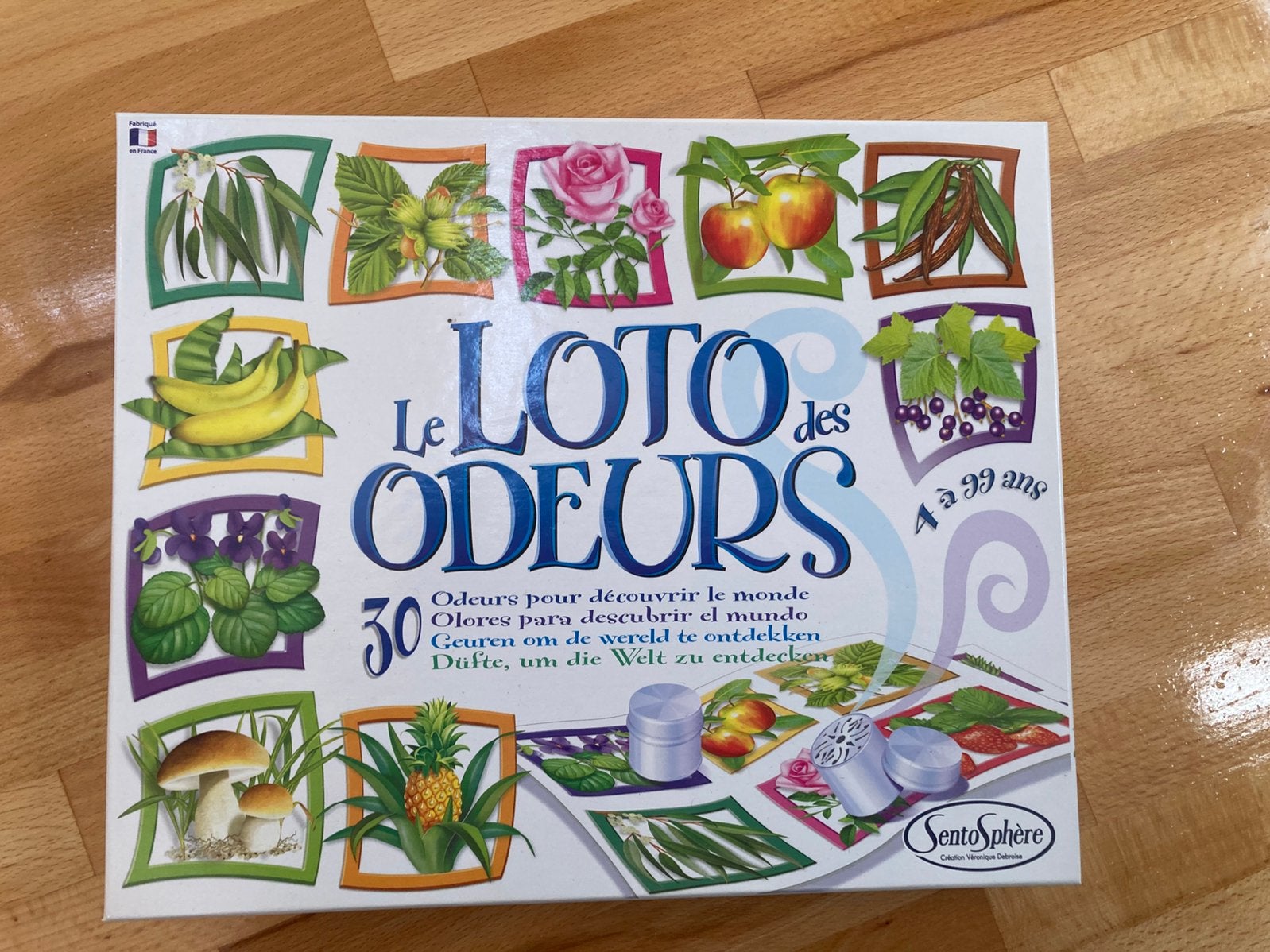 gezelschapsspel ‘Le loto des oudeurs’ (Geurenlotto), Vijf spelers of meer, Ophalen, Zo goed als nieuw