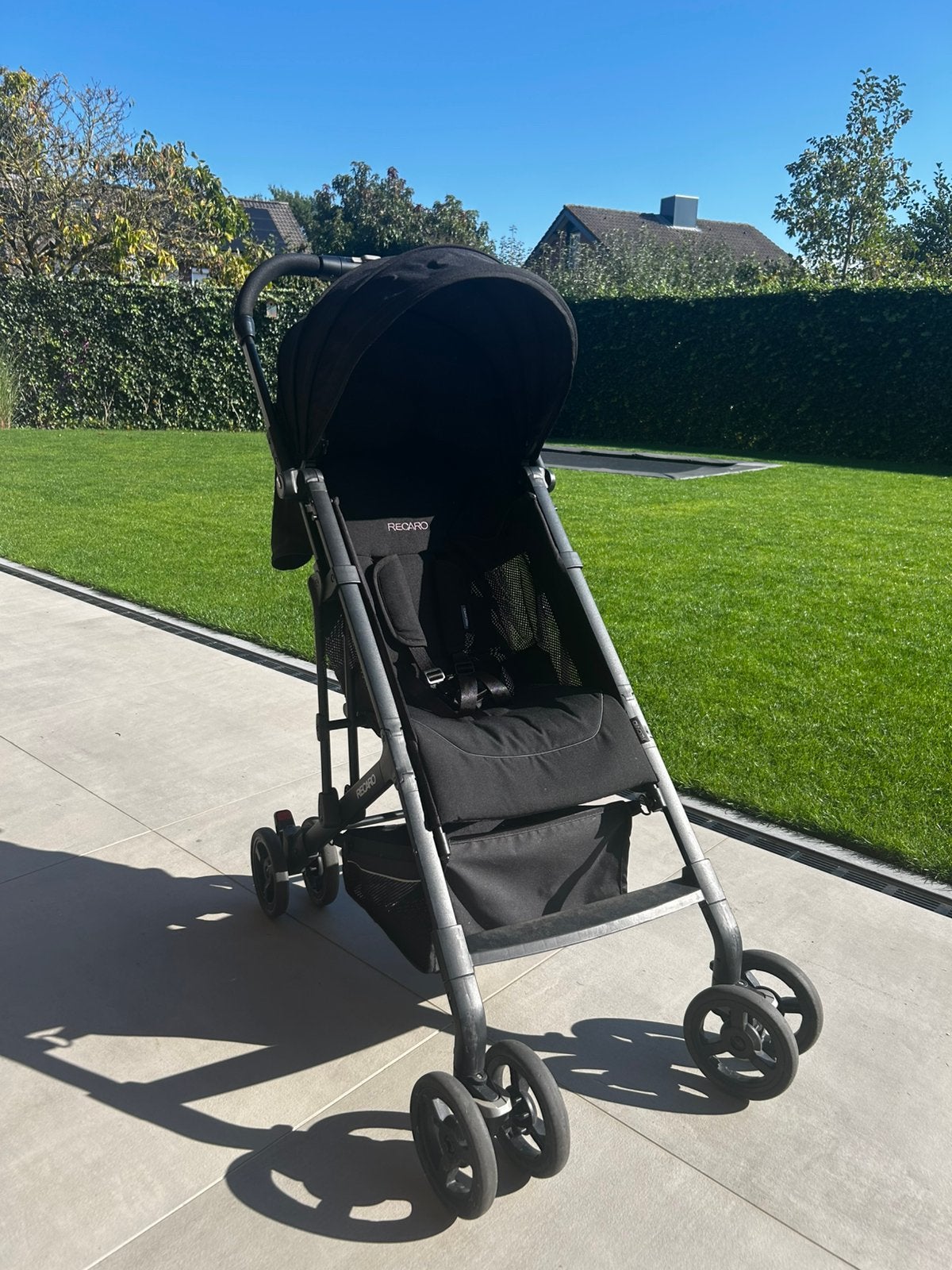 Recaro easylife buggy - zwart, Ophalen, Gebruikt, Overige merken, Verstelbare rugleuning