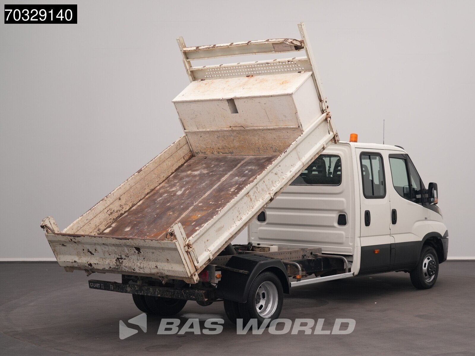 Iveco Daily 35C17 3.0L Kipper Dubbel Cabine Dubbellucht 3,5t, Auto's, Stof, Gebruikt, 4 cilinders, Iveco