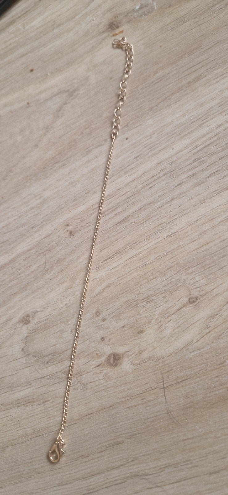 Gouden armbandje met verstelbare sluiting, Ophalen of Verzenden, Zo goed als nieuw, Goud, Goud