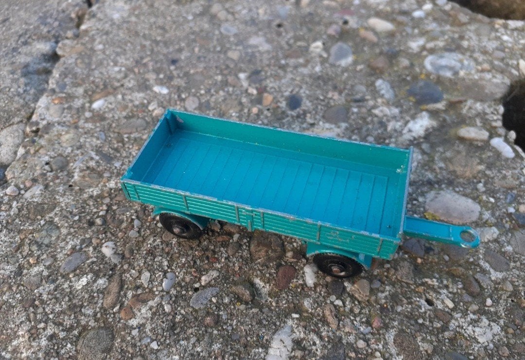 Matchbox lesney Series No.2 Mercedes Trailer, Ophalen of Verzenden, Gebruikt