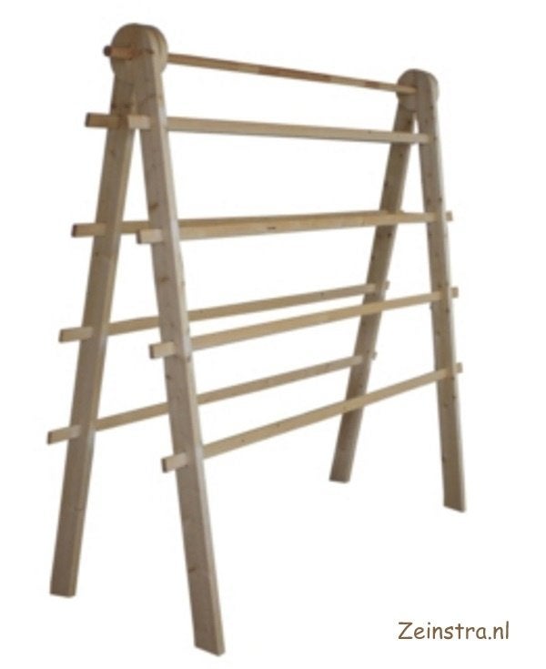 Houten linnenrek wasrek wasdroger paarden deken dekbed, Verzenden, Nieuw, Wasrek