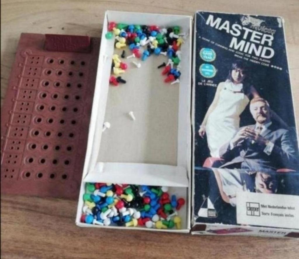 Mastermind, bordspel, Hobby en Vrije tijd, Gezelschapsspellen | Bordspellen, Een of twee spelers, Ophalen of Verzenden, Gebruikt