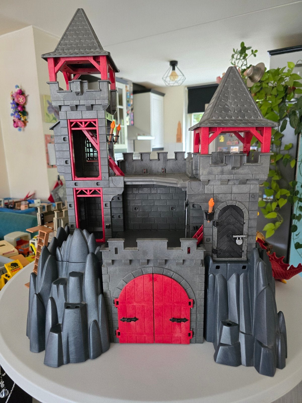 Playmobil Drakenburcht met accessoires, Ophalen, Gebruikt, Complete set, Fantasy