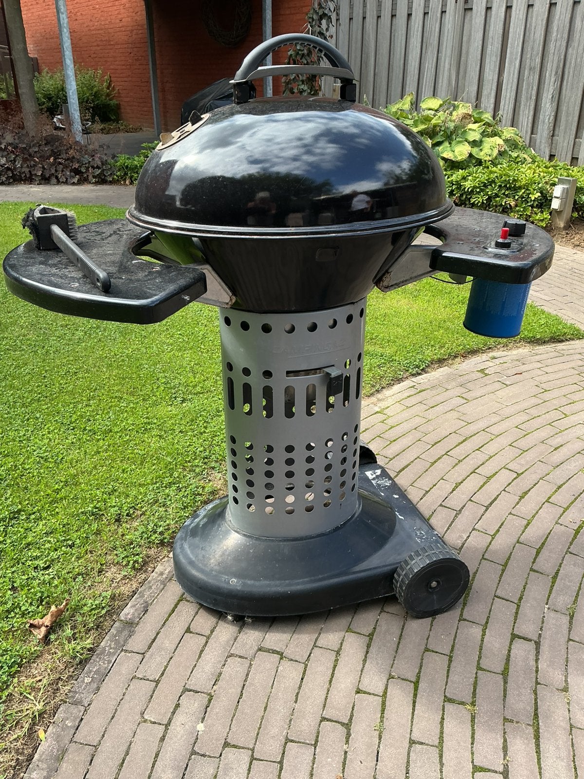 Houtskool BBQ met hoes, Ophalen, Gebruikt