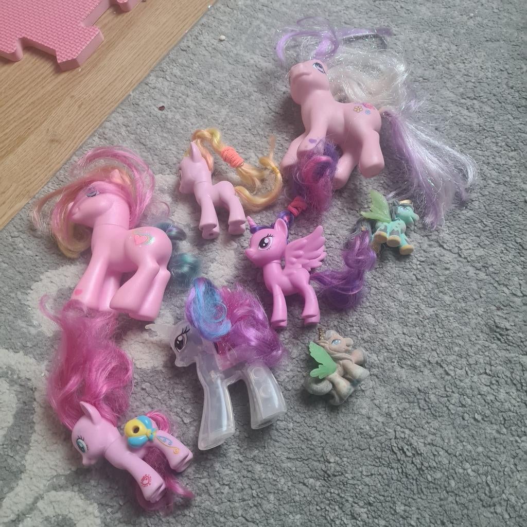 My Little Pony speelgoedfiguren set, Ophalen of Verzenden, Gebruikt, Meisje