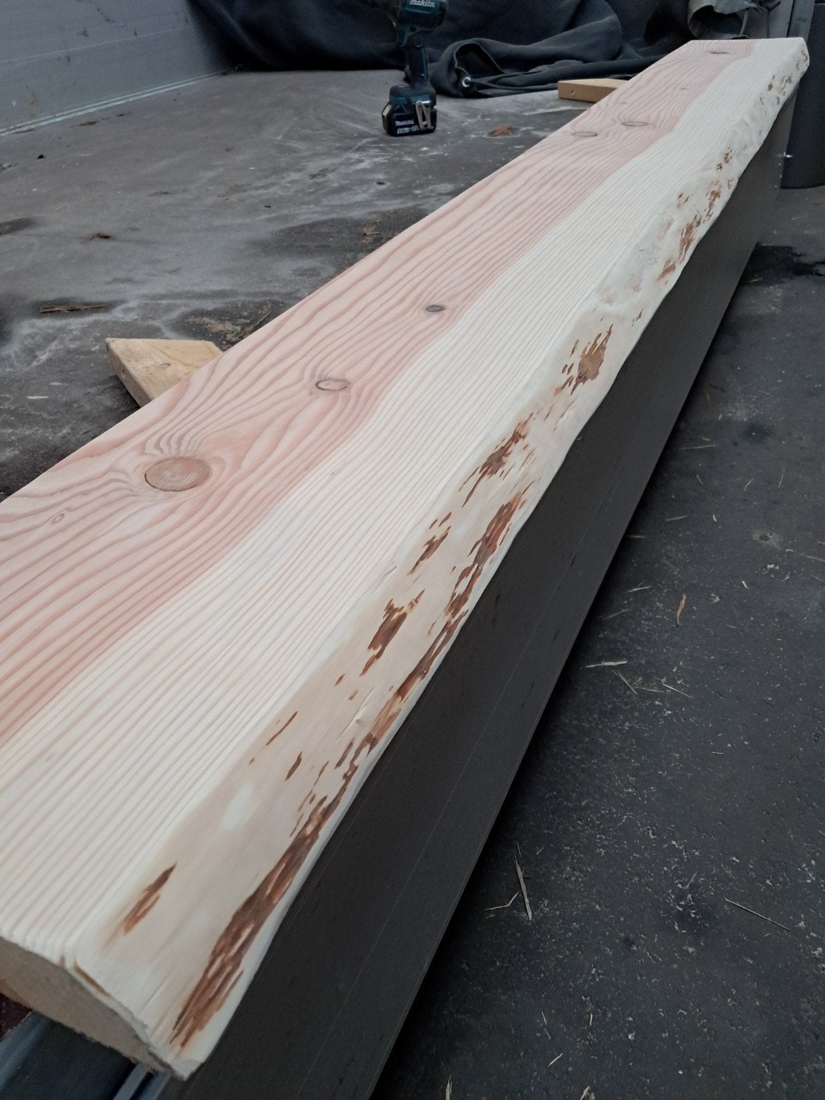 Massief houten / wandplank / vensterbank / boomstamplank, Ophalen, Nieuw