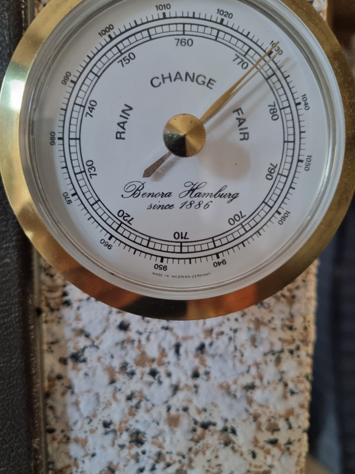 Vintage Benora Hamburg Barometer - Made in Western Germany, Audio, Tv en Foto, Weerstations en Barometers, Ophalen of Verzenden