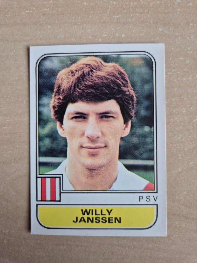 Panini Voetbal 82 Willy Jansen PSV, Verzamelen, Sportartikelen en Voetbal, Verzenden, Zo goed als nieuw, PSV, Poster, Plaatje of Sticker