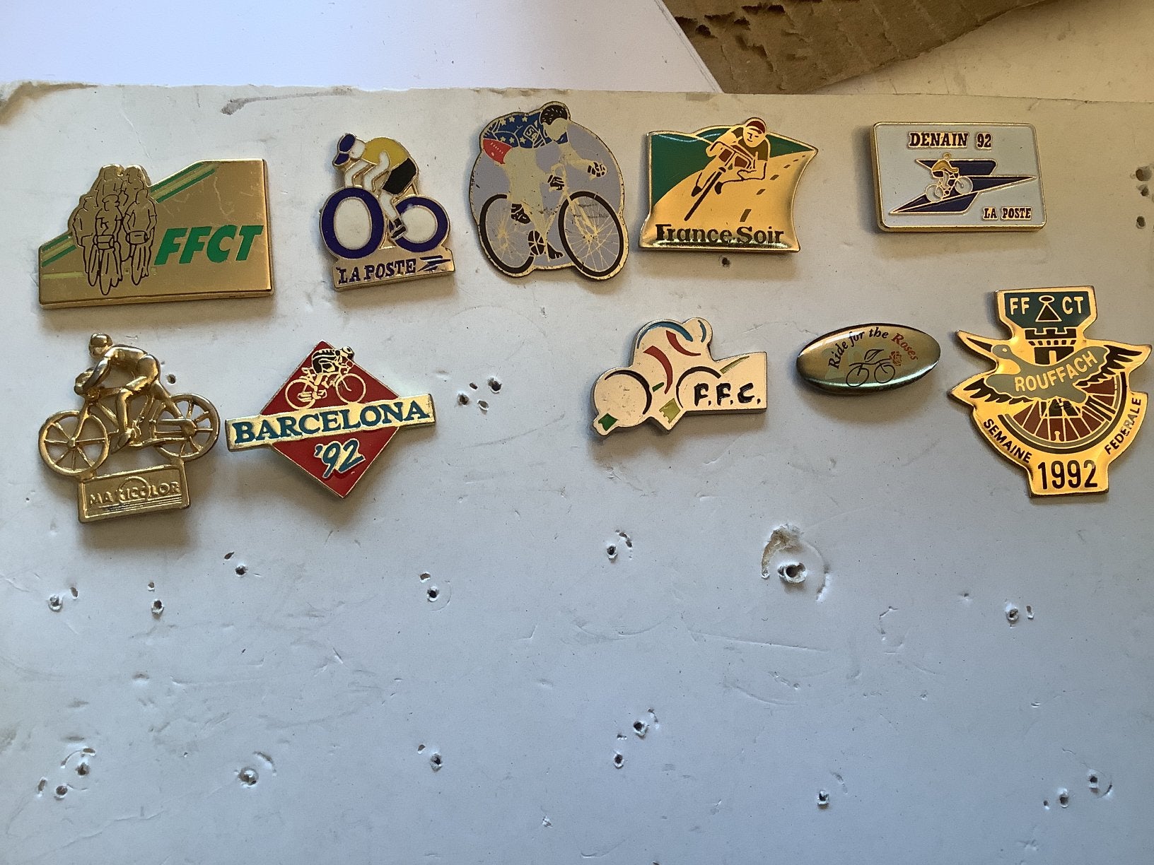 10 pins Wielrennen, Ophalen of Verzenden, Zo goed als nieuw