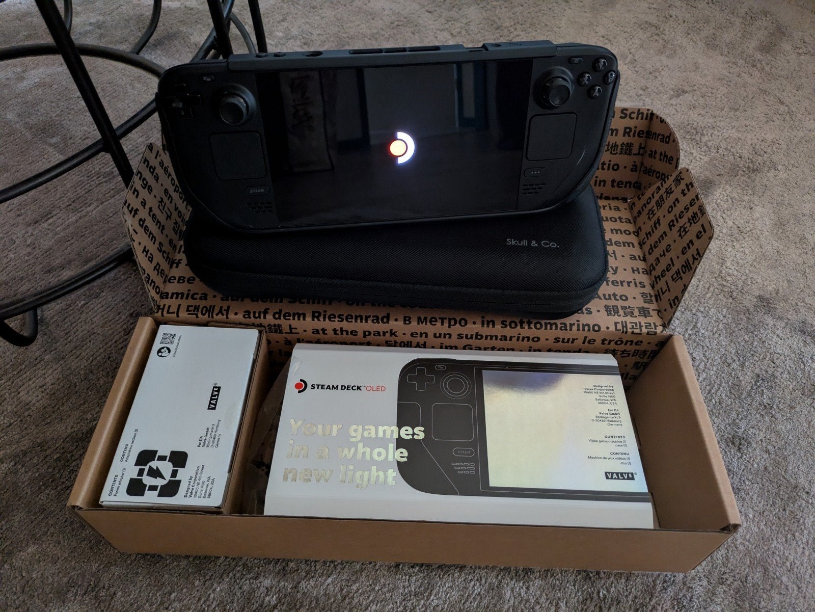Foto 2 van Steam Deck OLED 512 GB - Zo goed als nieuw met accessoires