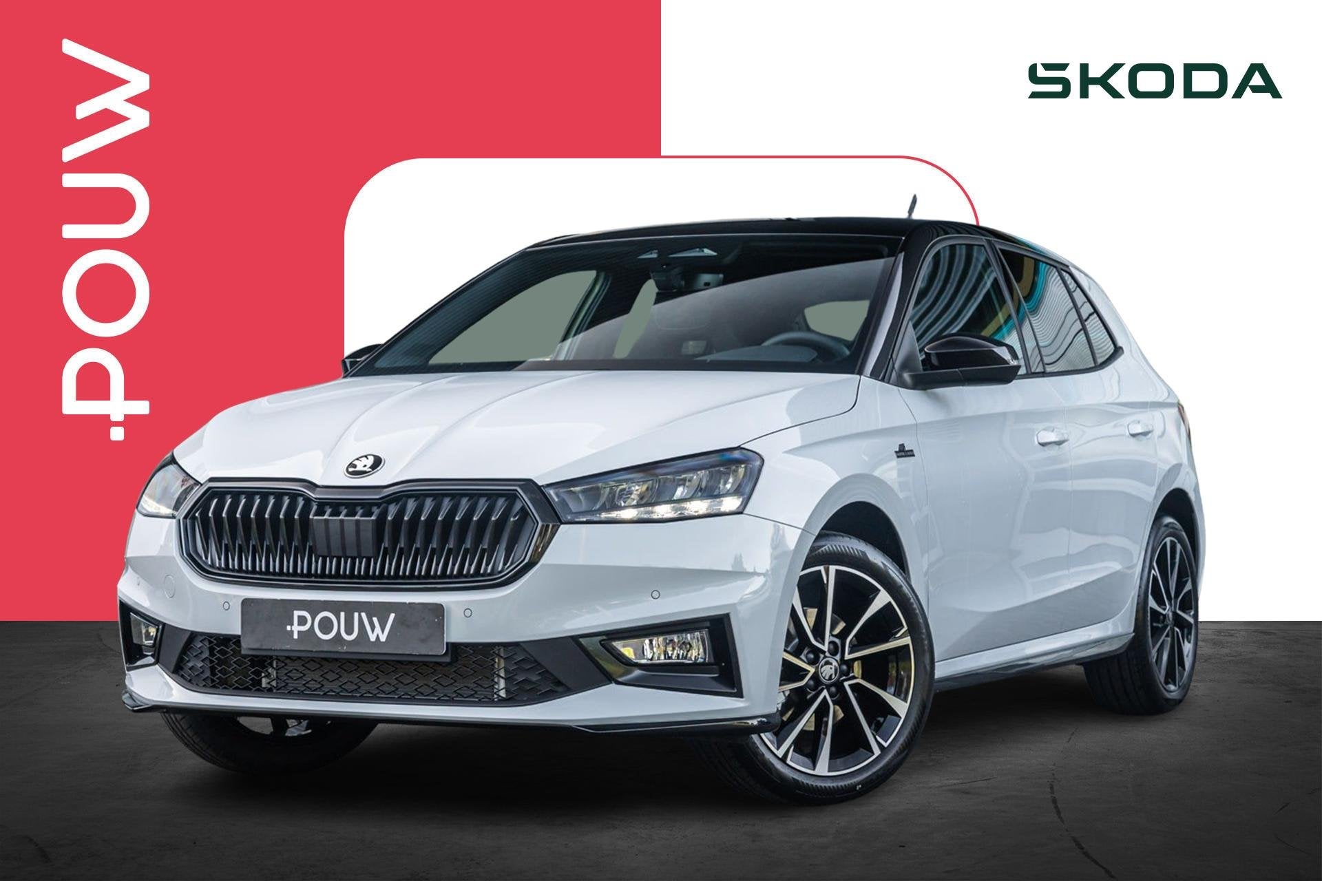 Skoda Fabia 1.0 TSI 115pk DSG Monte Carlo | Stoelverwarming, Auto's, 12 maanden, Euro 6, Wit, 3 cilinders