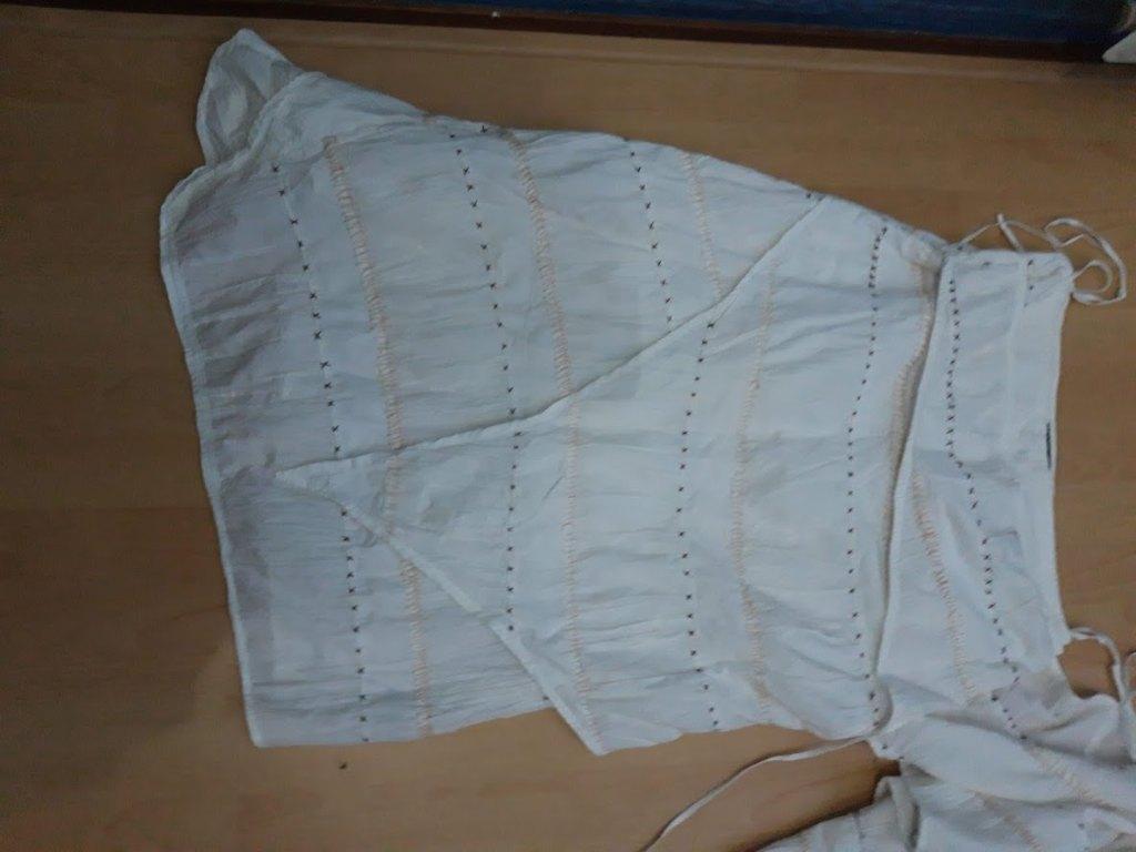 rok maat M(40)ultimate &Mikis embroidery, Wit, Ophalen of Verzenden, Zo goed als nieuw, Onder de knie