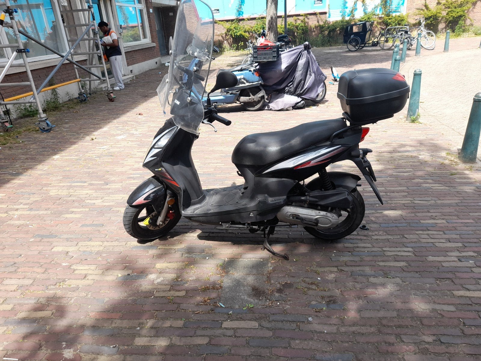 Sym Orbit 2 geel kenteken, motor gereviseerd, Fietsen en Brommers, Ophalen