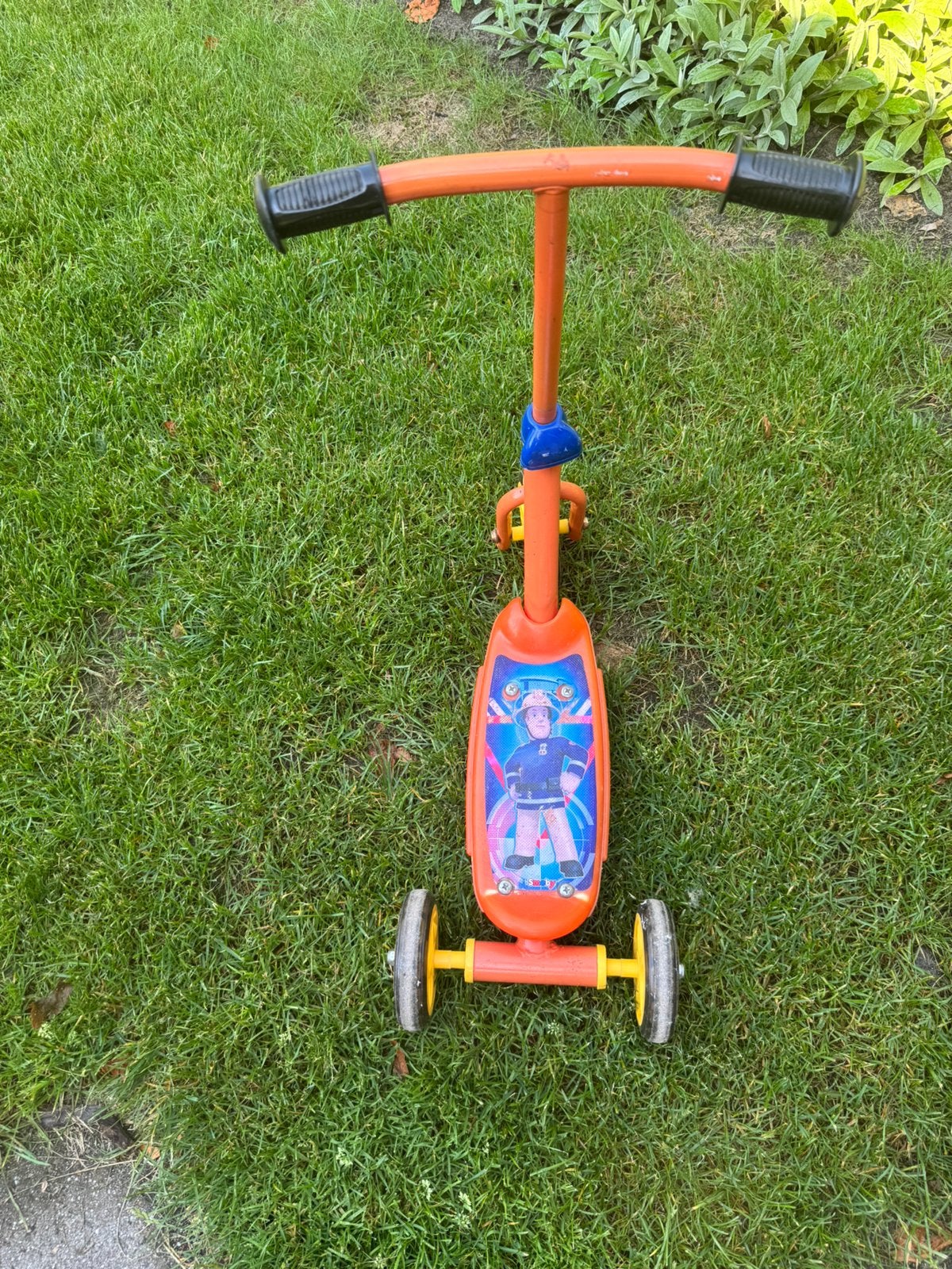 Step brandweerman Sam 3 wielen, Fietsen en Brommers, Ophalen, Gebruikt, Gewone step