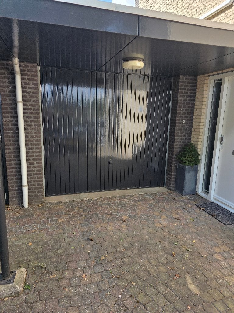 Garagekanteldeur met automatische opener, Ophalen, Zo goed als nieuw