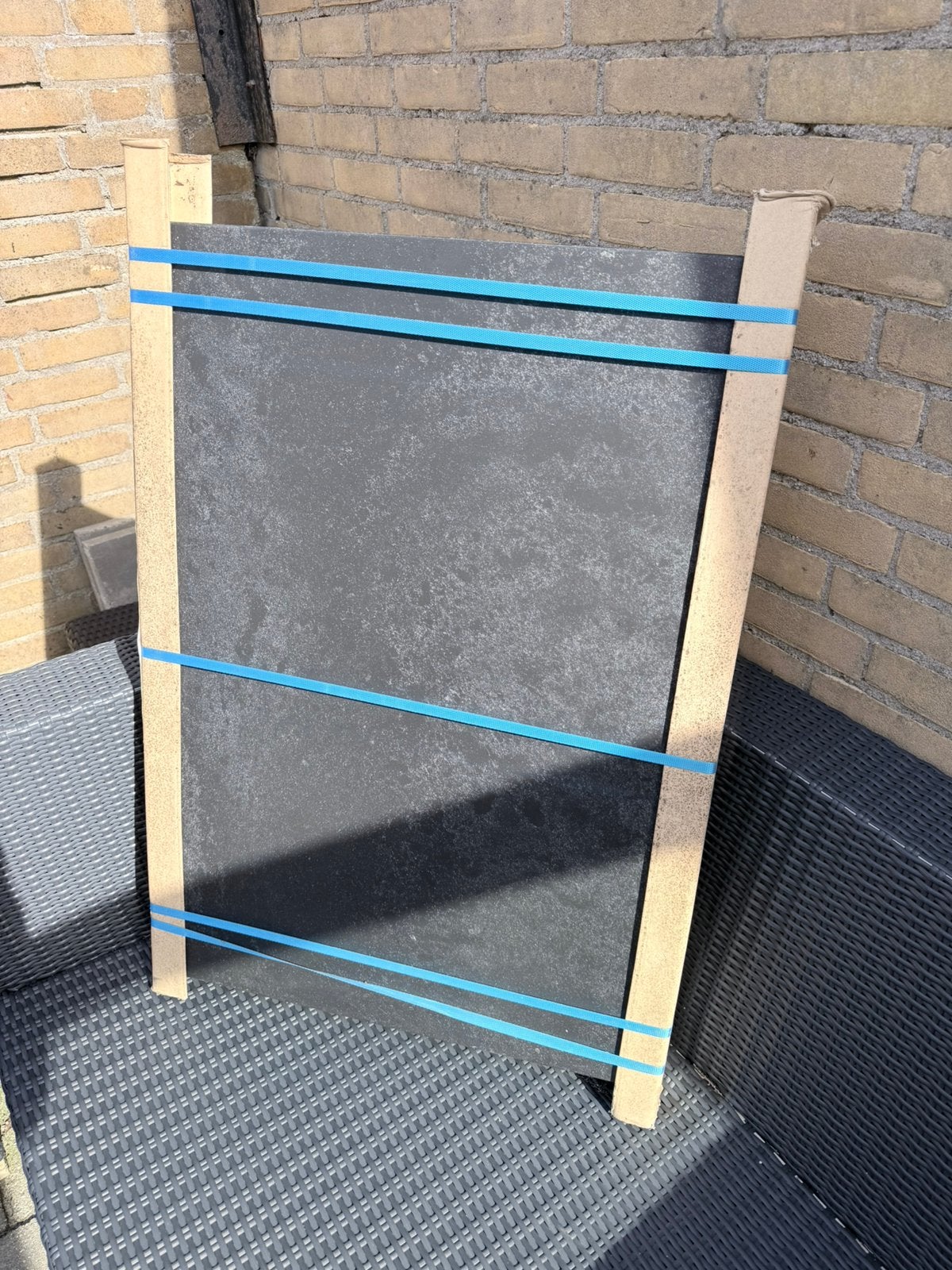 Zwart composiet aanrechtblad op maat gemaakt, Ophalen, Zwart, Nieuw, 50 tot 100 cm