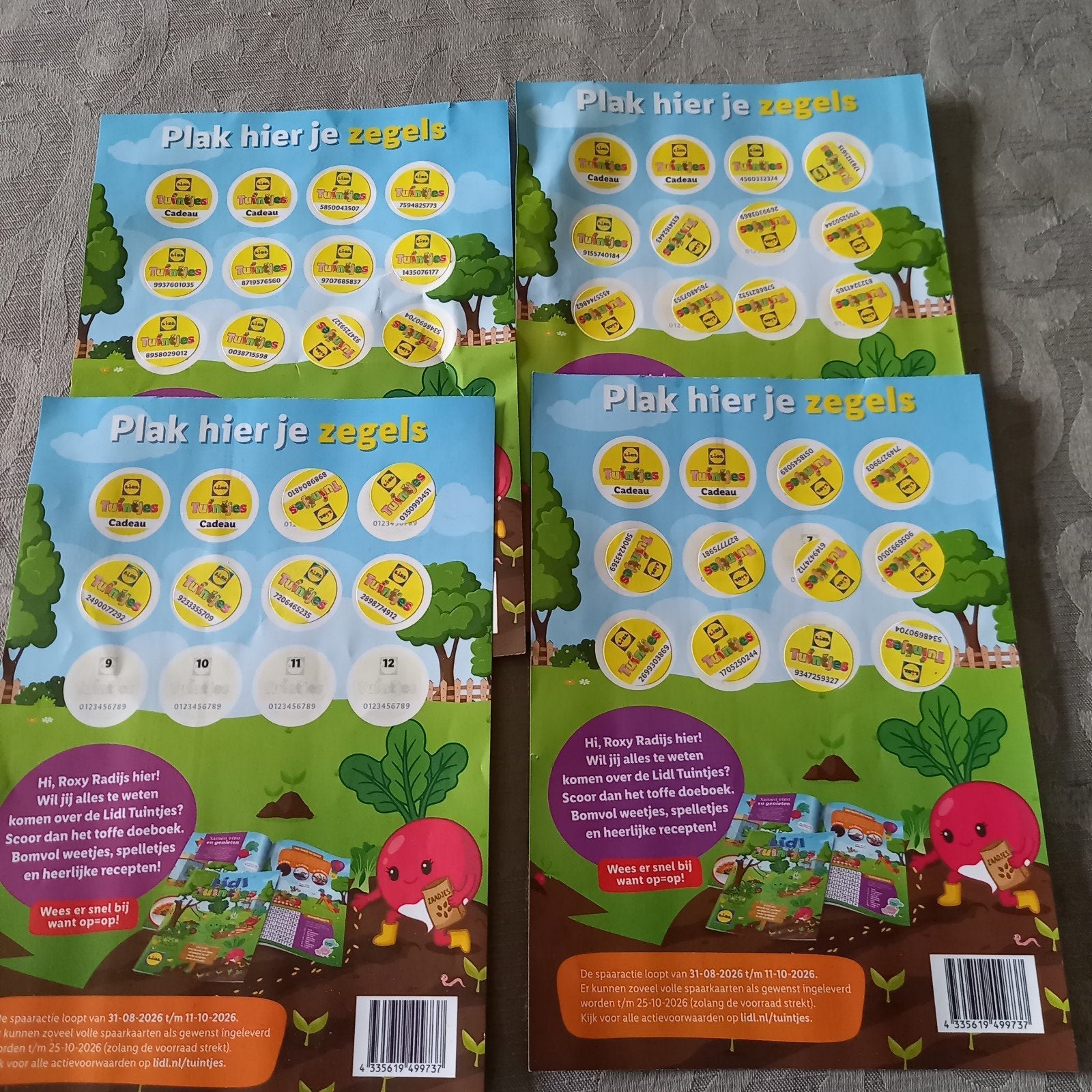 lidl zegeltjes, Lidl, Ophalen of Verzenden