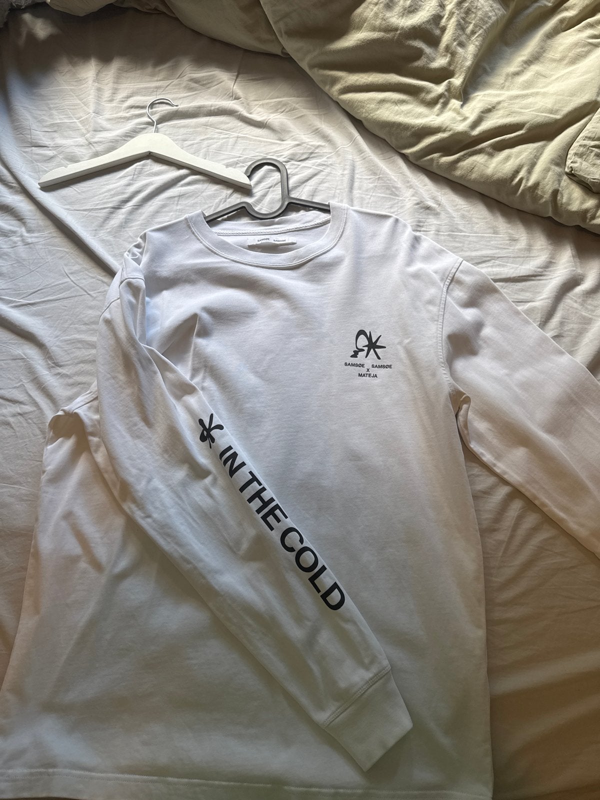 Samsøe Samsøe longsleeve wit met print, Ophalen of Verzenden, Zo goed als nieuw, Overige maten, Wit