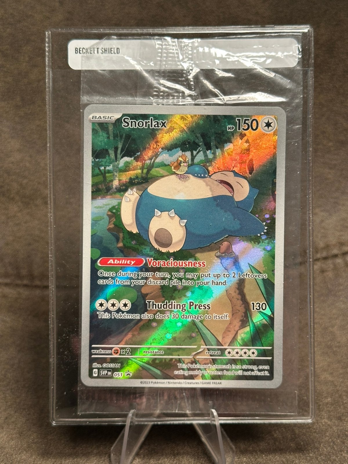 Snorlax #51 #051 SVP Sealed (Pokemon Promo) 114, Ophalen of Verzenden, Zo goed als nieuw