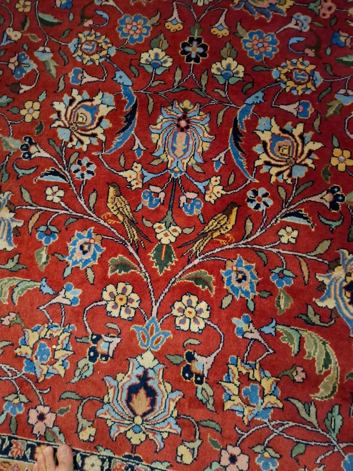 Perzische tapijt handgemaakt 360x260cm, Huis en Inrichting, Stoffering | Tapijten en Kleden, Ophalen, Zo goed als nieuw