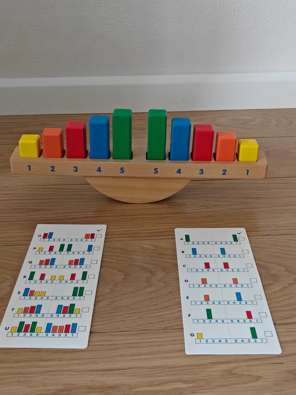 Melissa & Doug Houten Balans Rekenspel met Kaarten, Ophalen of Verzenden