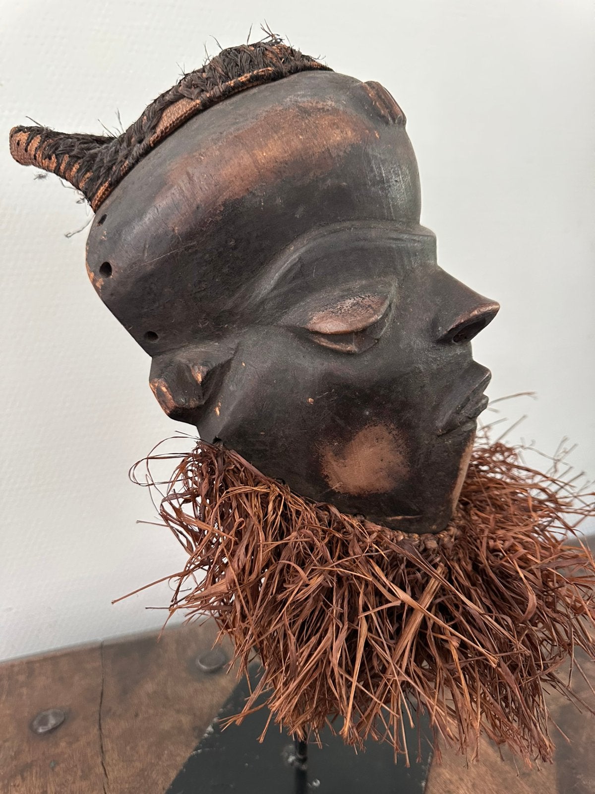 Zeldzaam Pende masker privé collectie Antropoloog 1940 Congo, Ophalen of Verzenden