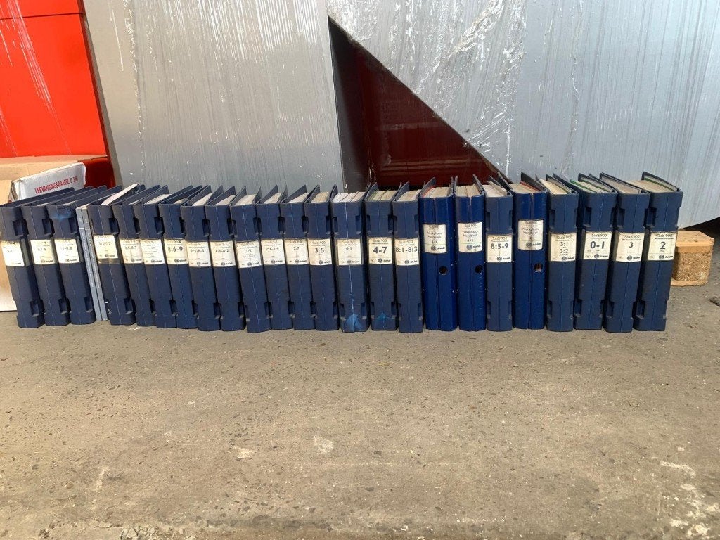 Saab werkplaats handboeken, Ophalen