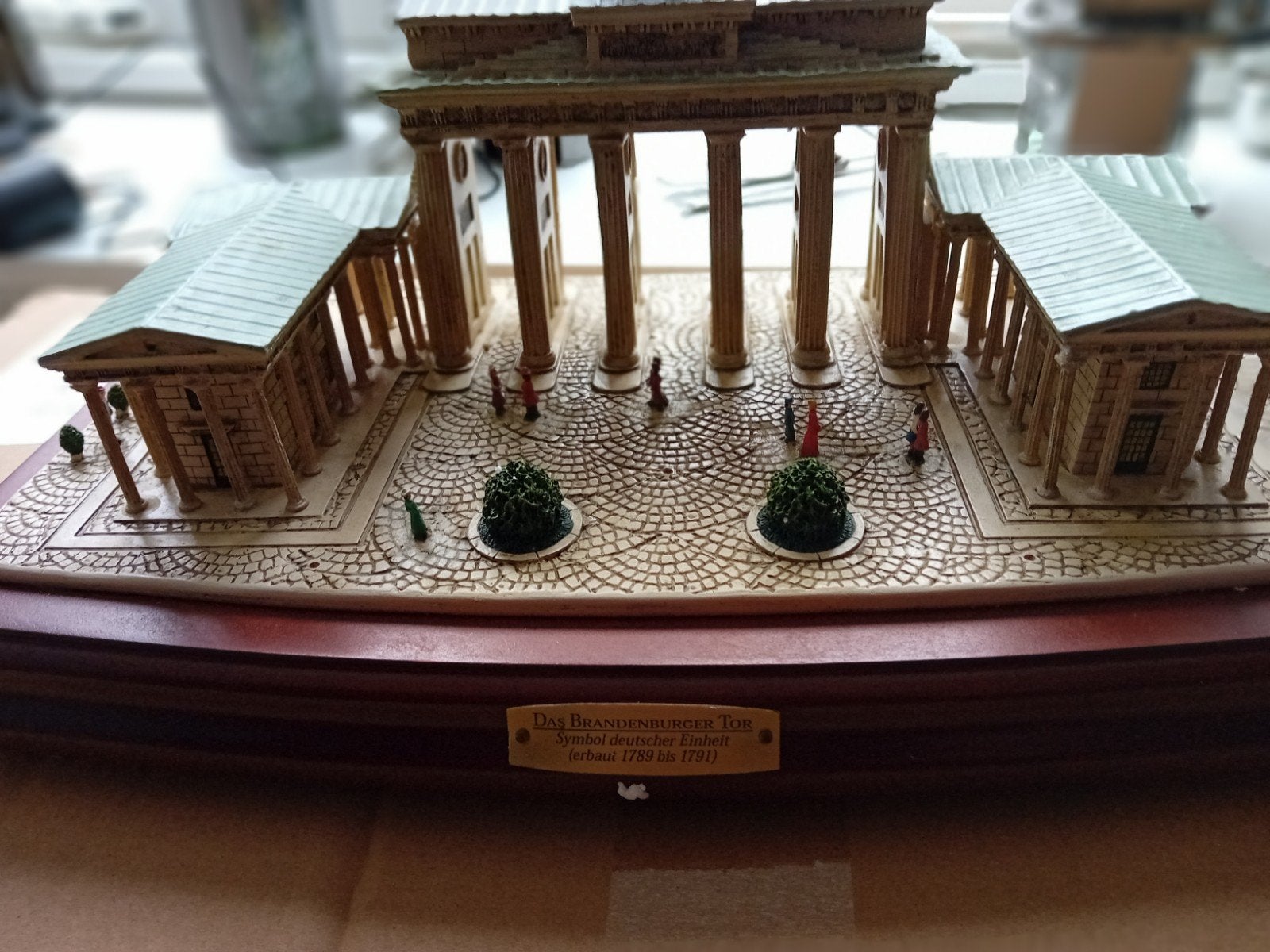 Brandenburger Tor miniatuur met verlichting, Ophalen of Verzenden, Zo goed als nieuw