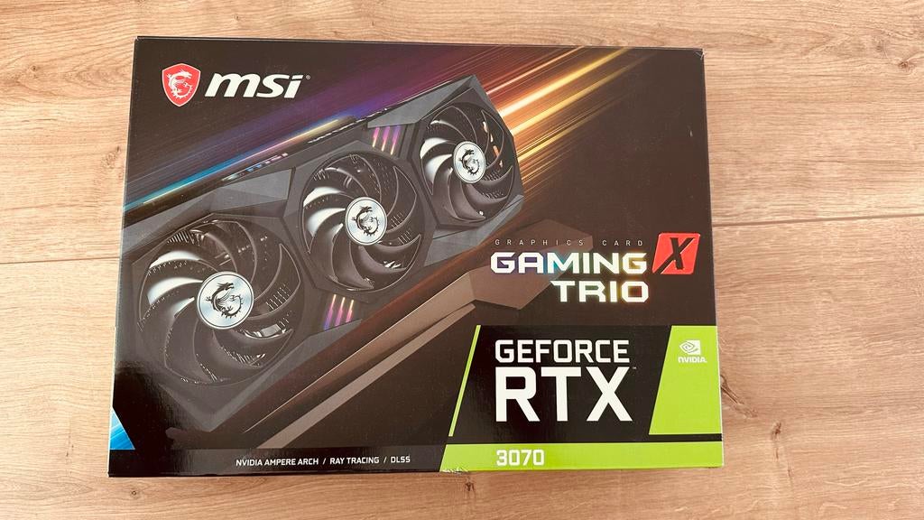 MSI GeForce RTX 3070 GAMING X TRIO 8G, Ophalen, HDMI, GDDR6, PCI-Express 4