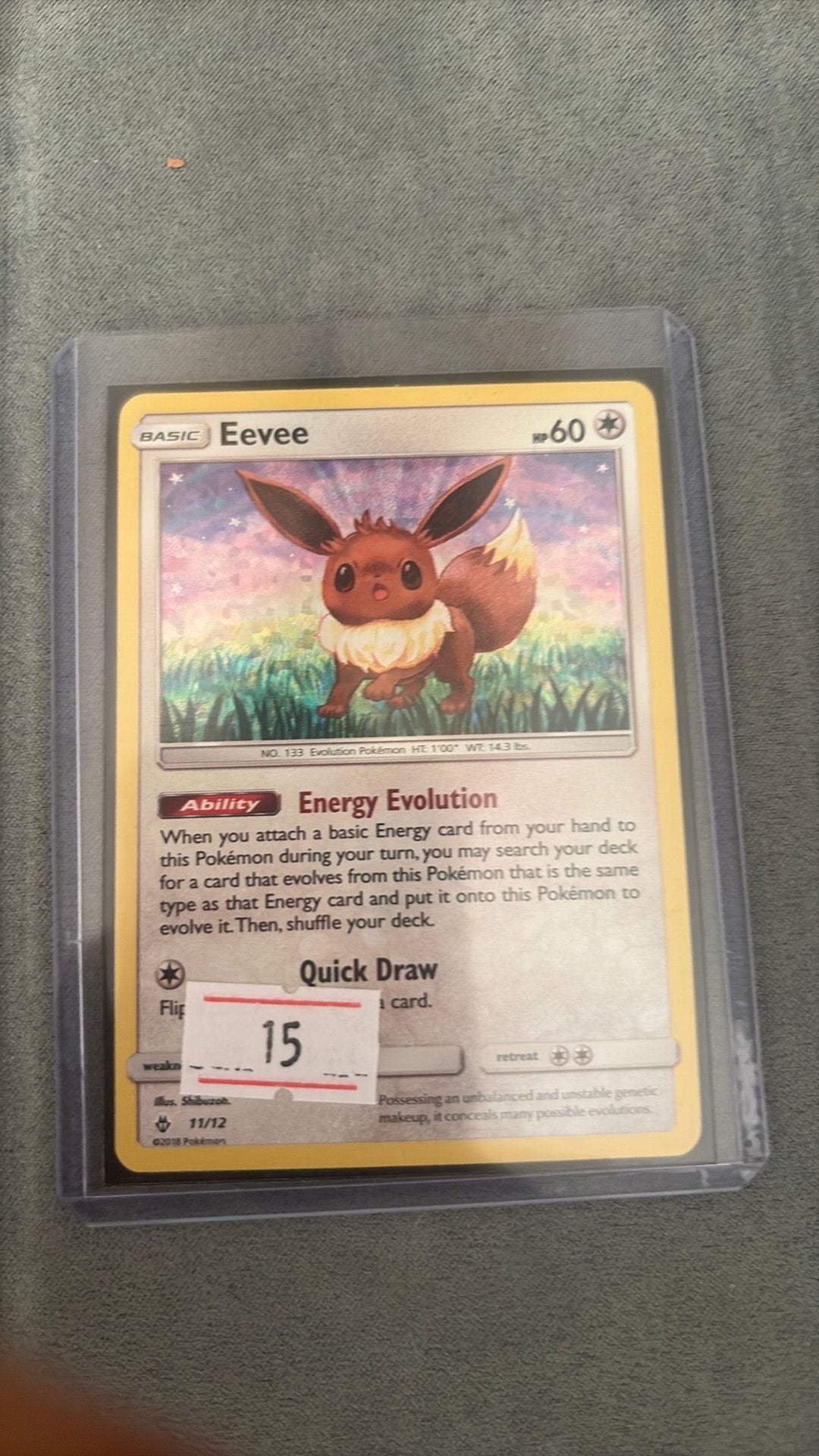 eevee mcd11/12, Ophalen of Verzenden, Zo goed als nieuw