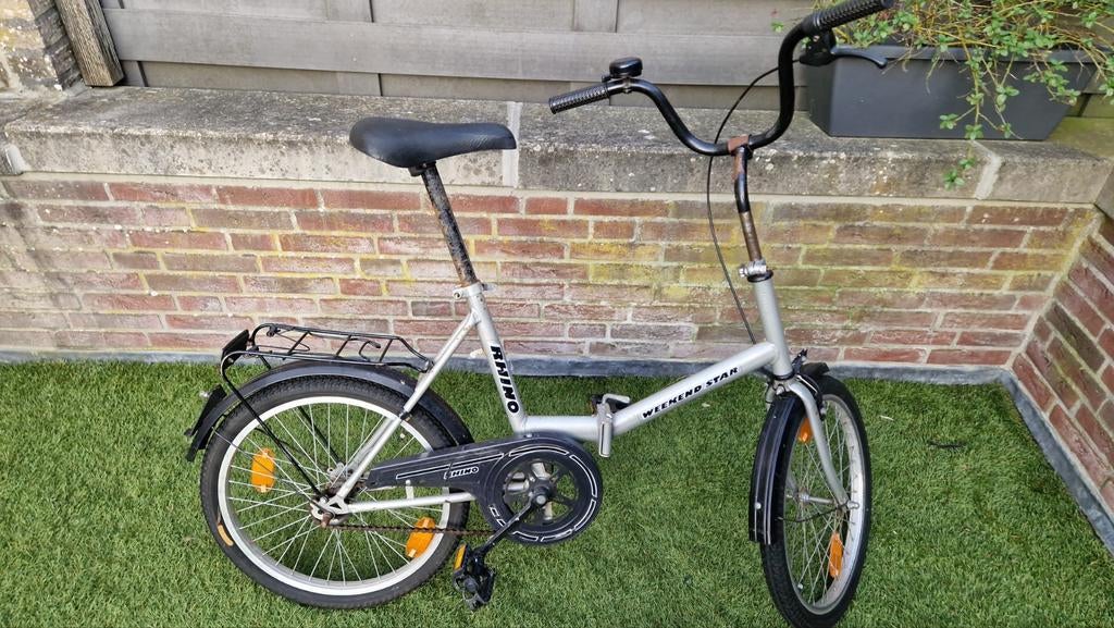 Rhino Weekend Star Vouwfiets - Compact en Handig, 20 inch of meer, Gebruikt, Velgrem, Totaal opvouwbaar