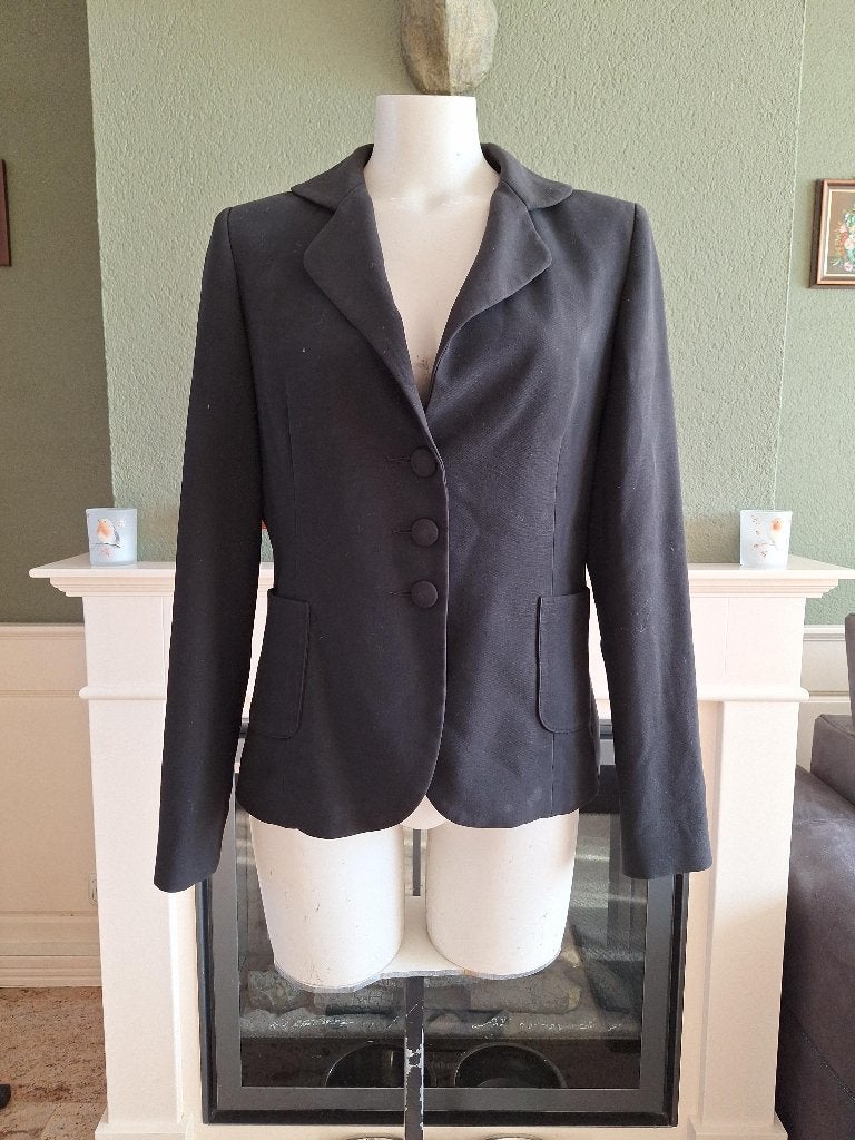 Sandro Ferrone zwarte blazer IT 46 NL 40 jasje, Maat 38/40 (M), Verzenden, Zwart, Sandro Ferrone