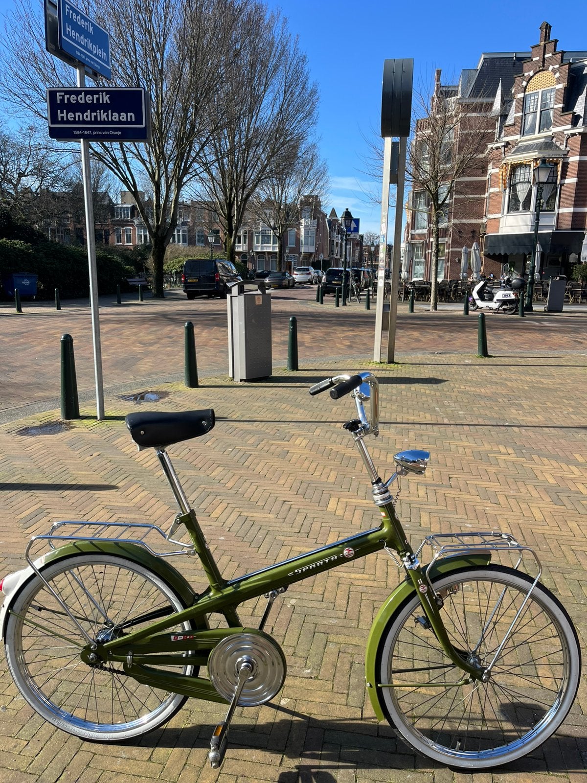 Sparta 8/80 Sachs Torpedo Duomatic Olijfgroen in Nieuwstaat, Ophalen, Zo goed als nieuw, 20 inch of meer, Versnellingen