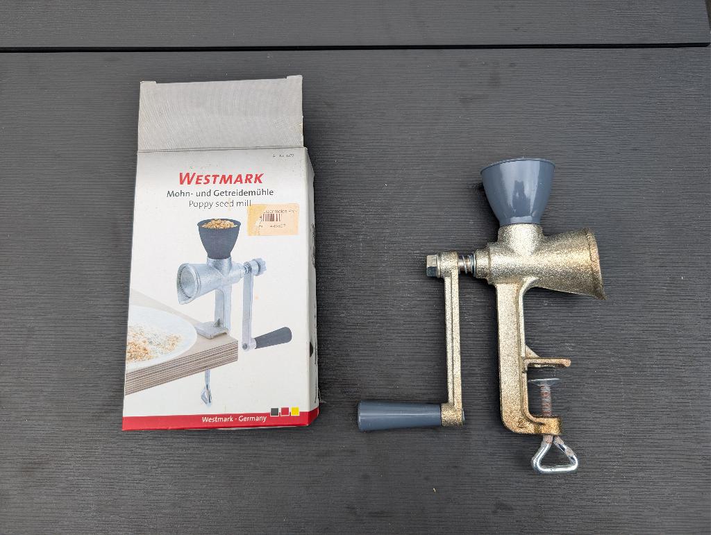 Westmark Poppy Seed Maanzaadmolen, Ophalen, Gebruikt, Metaal, Overige merken