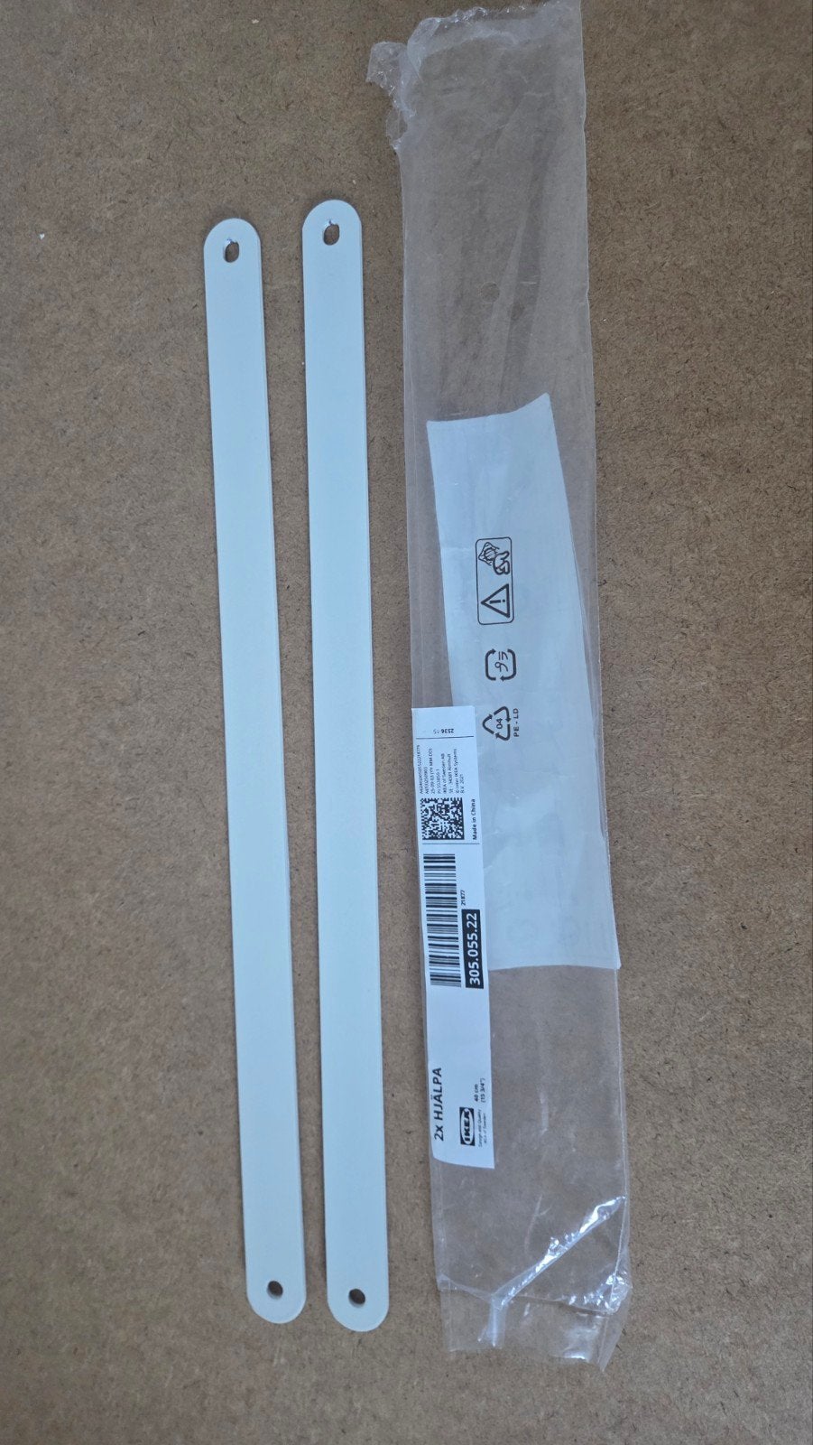 IKEA Hjalpa ophangrails 40cm (zonder schroefjes), Ophalen, Nieuw