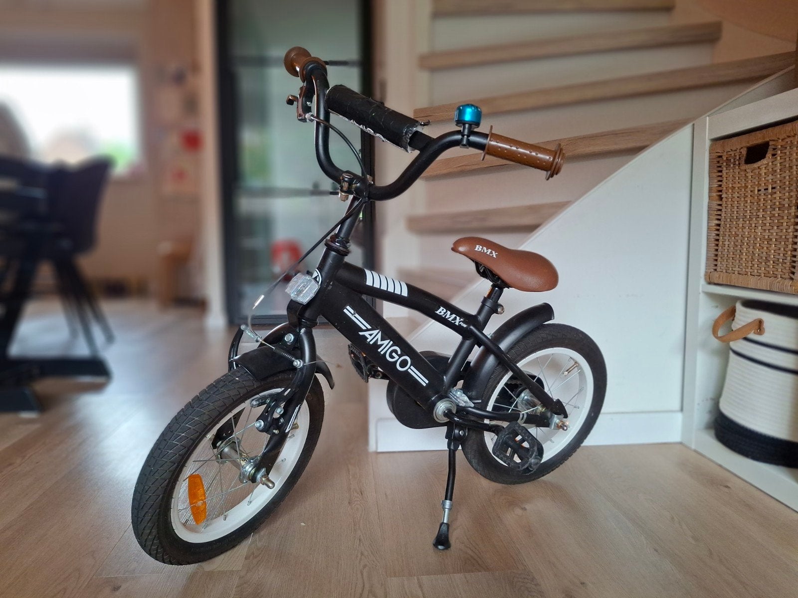 Amigo BMX Fun 14 inch kinderfiets - Zo goed als nieuw, Fietsen en Brommers, Ophalen, Staal, Amigo, Minder dan 16 inch