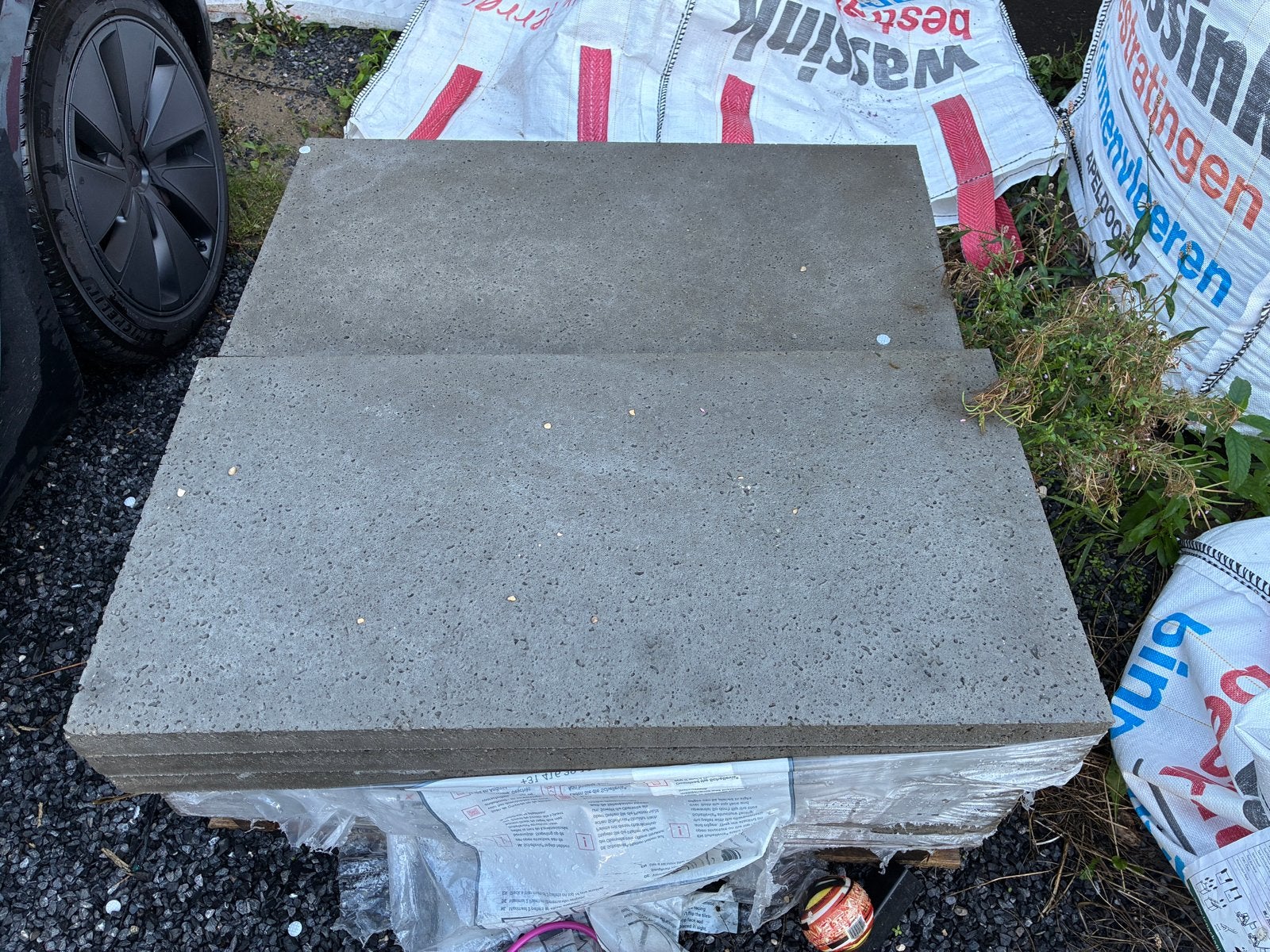 13x Schellevis opsluitband grijs 100x50x7 cm, Ophalen, Nieuw, Beton, Overige typen
